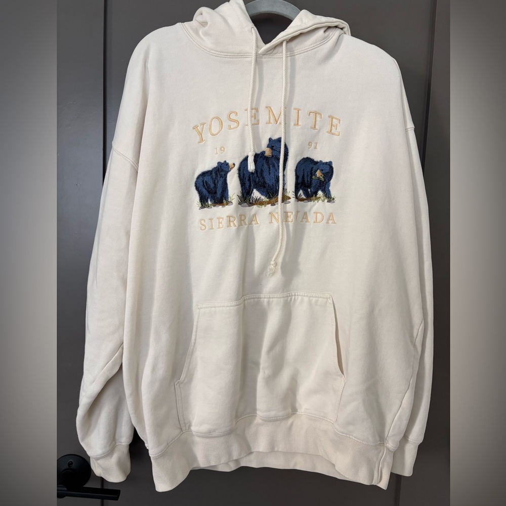 Pacsun John Galt Cream Knit hoodie